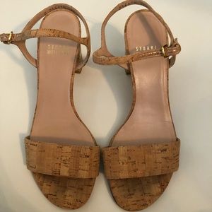 Stuart Weitzman size 6.5 cork sandals